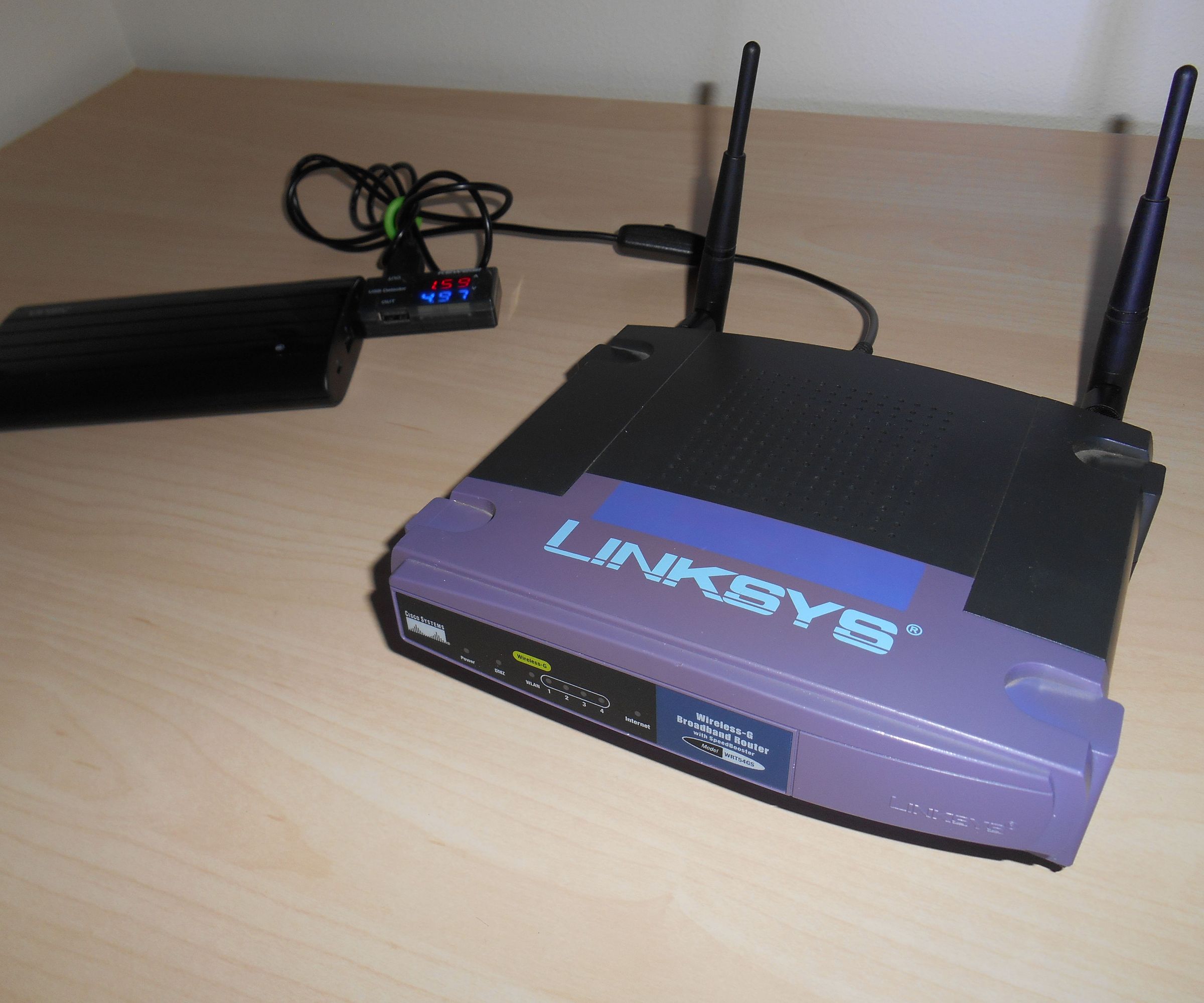 Network Router or Switch Powered by USB