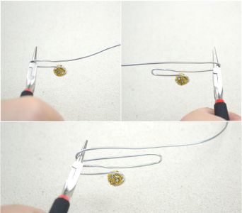 Create the Zigzag Pattern Using a Pair of Round Nose Pliers. Each Consecutive Zigzag Should Decrease in Size.