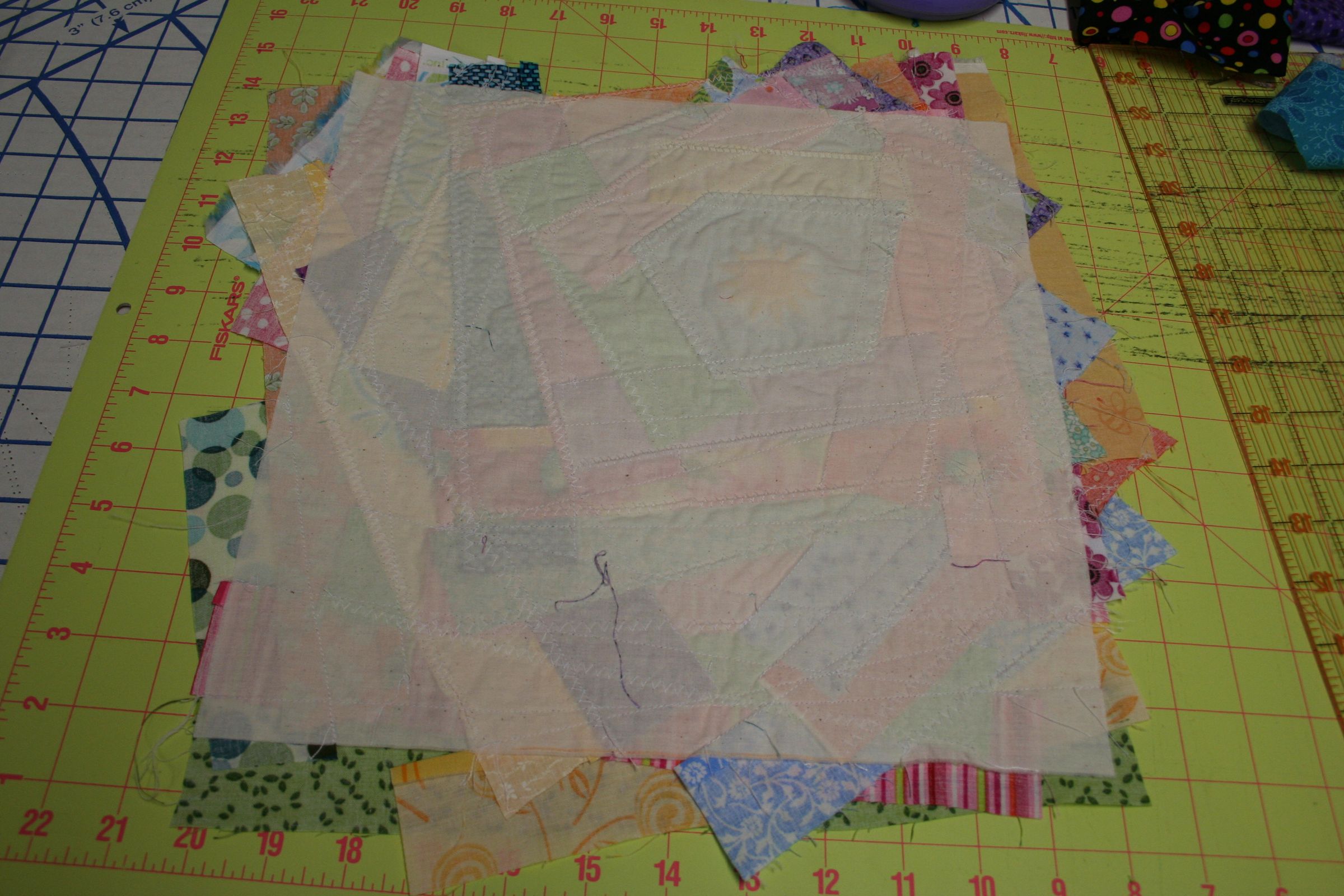 How to Sew an Easy Crazy Quilt Block 9 Steps (with Pictures
