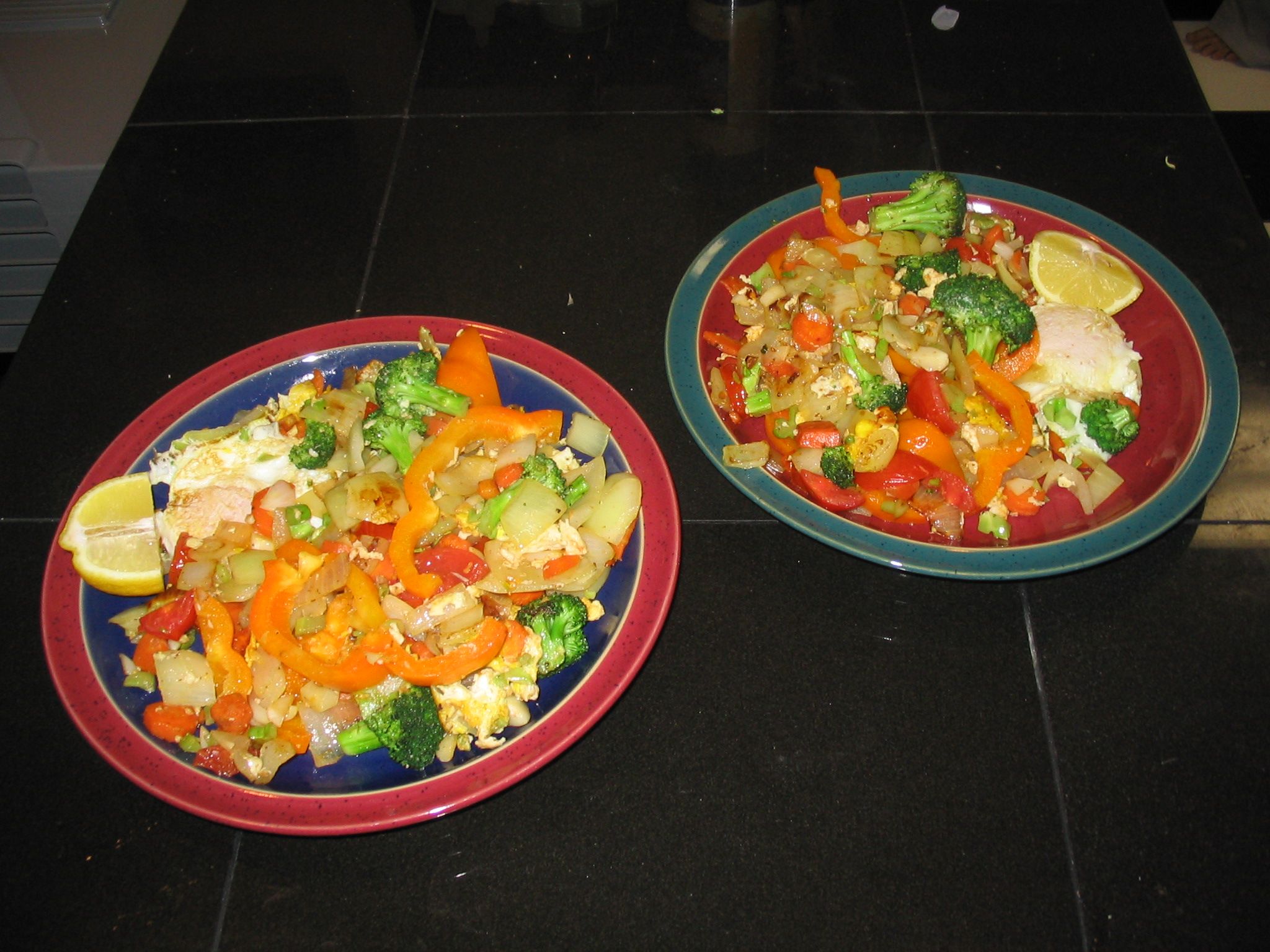 Orange Fried Breakfast