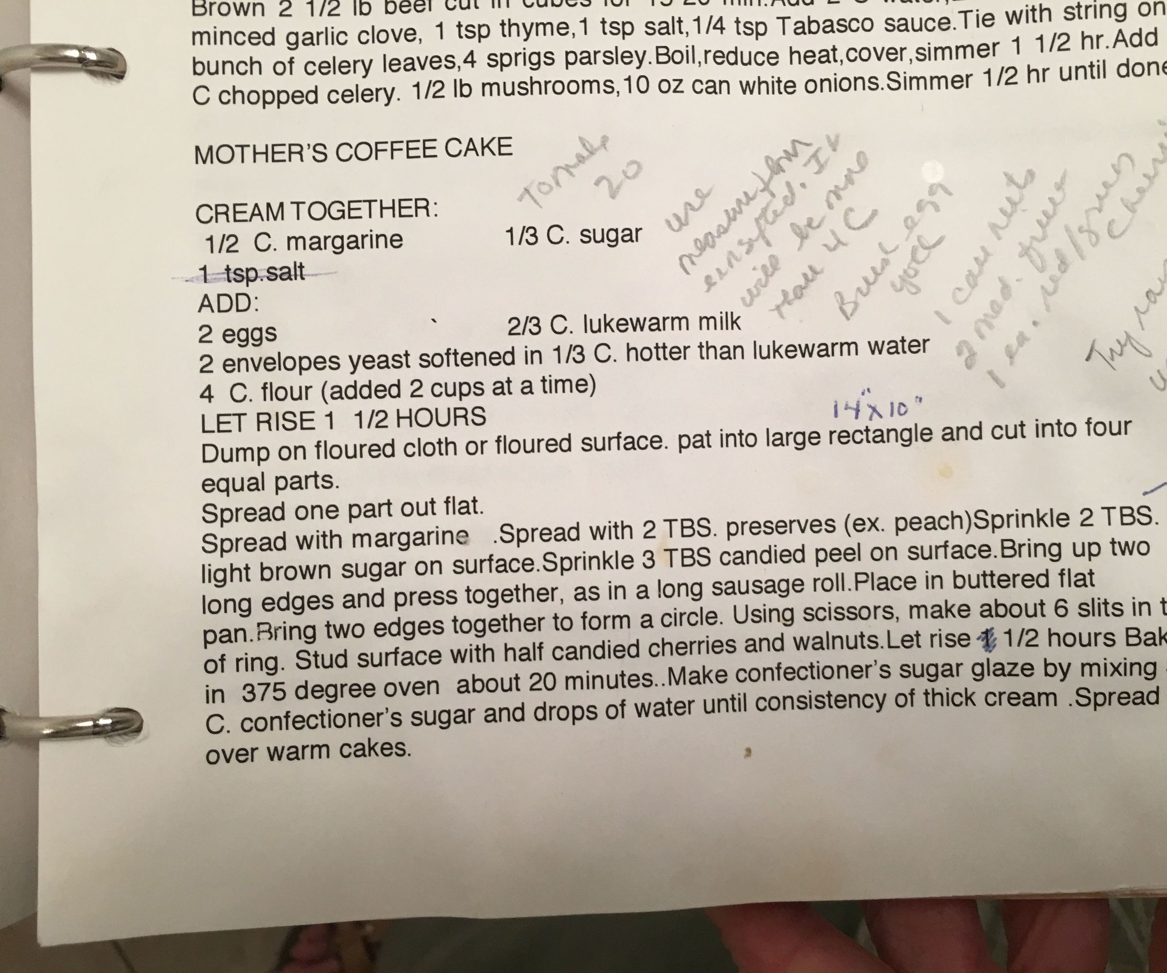Mother's Coffee Cake