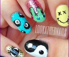 Magic Eight Ball Nail Art Tutorial
