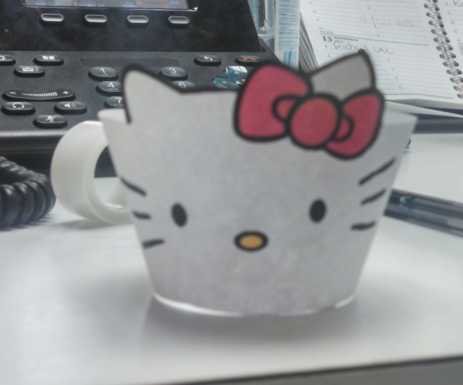 Hello Kitty Cupcake Holders