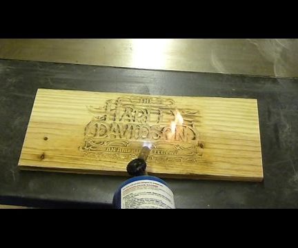 Stain Wood With a Torch