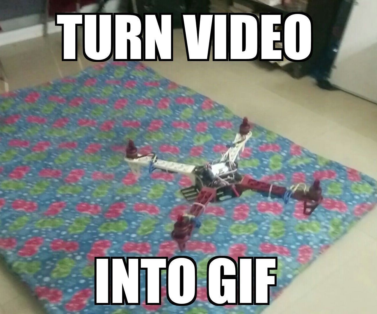 Turn a Video into GIF and control it's Speed