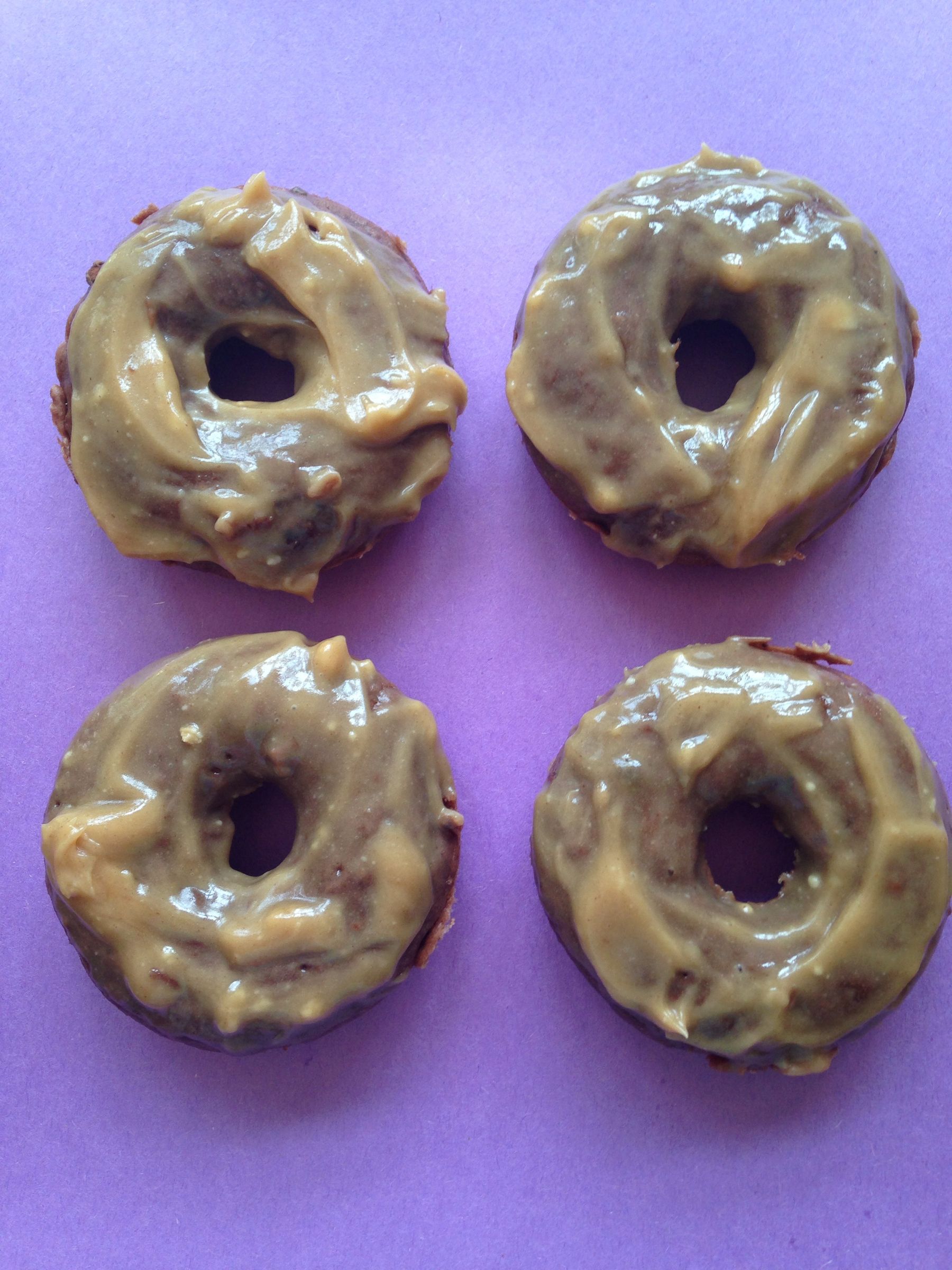 Chocolate Peanut Butter Baked Donuts