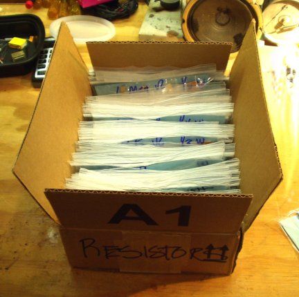 Resistor Filing and Storage System