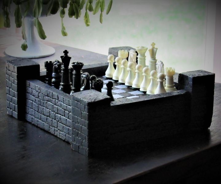 Castle Theme Chess Board