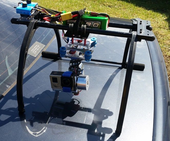 Creating Gopro Camera Gimbal Using Common Rc Hobby Grade Components With Roll and Pitch Tilt Functionality 