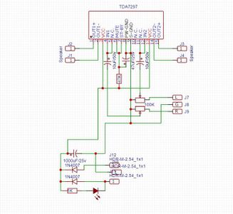 Schematic of Amplifier Circuit