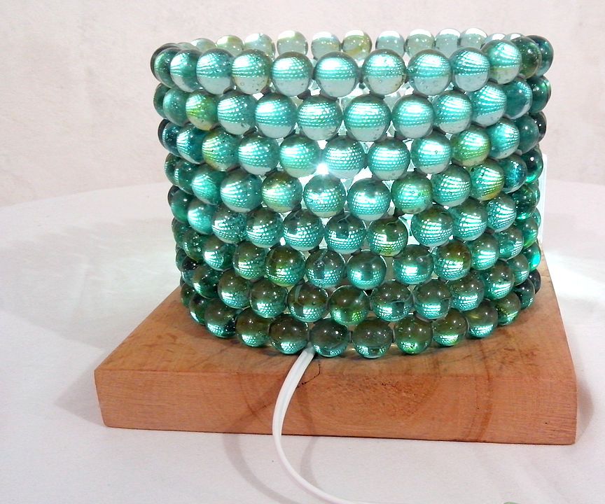 Table Lamp of Marbles DIY