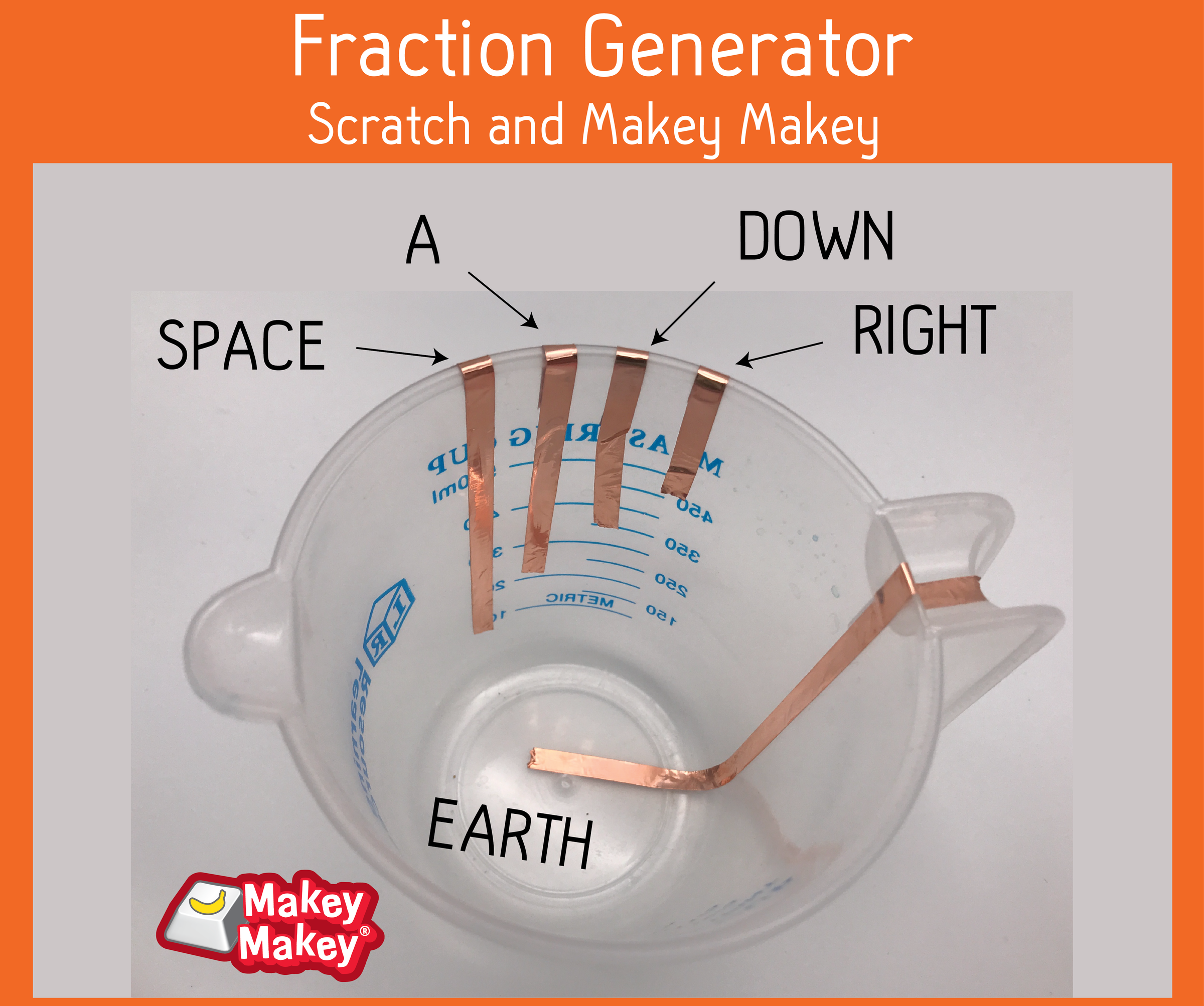 Makey Makey and Scratch Fraction Generator