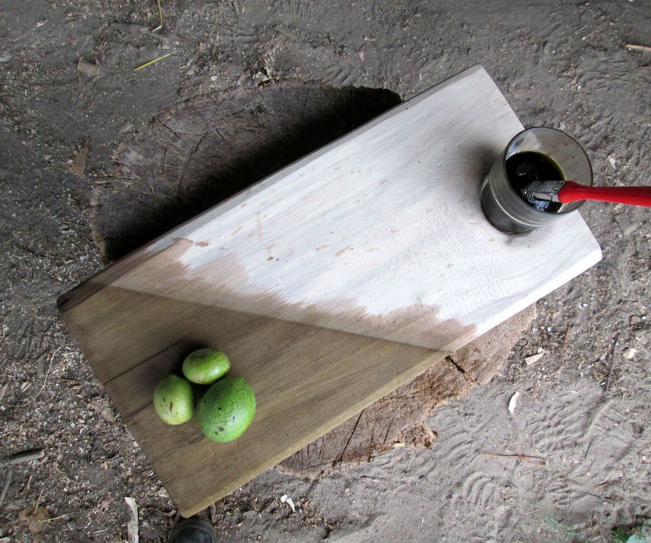Staining Wood With Wodka & Walnuts