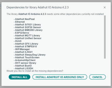 Install Arduino Libraries