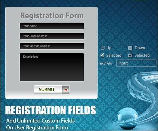 PrestaShop Signup Page Fields Creator Module
