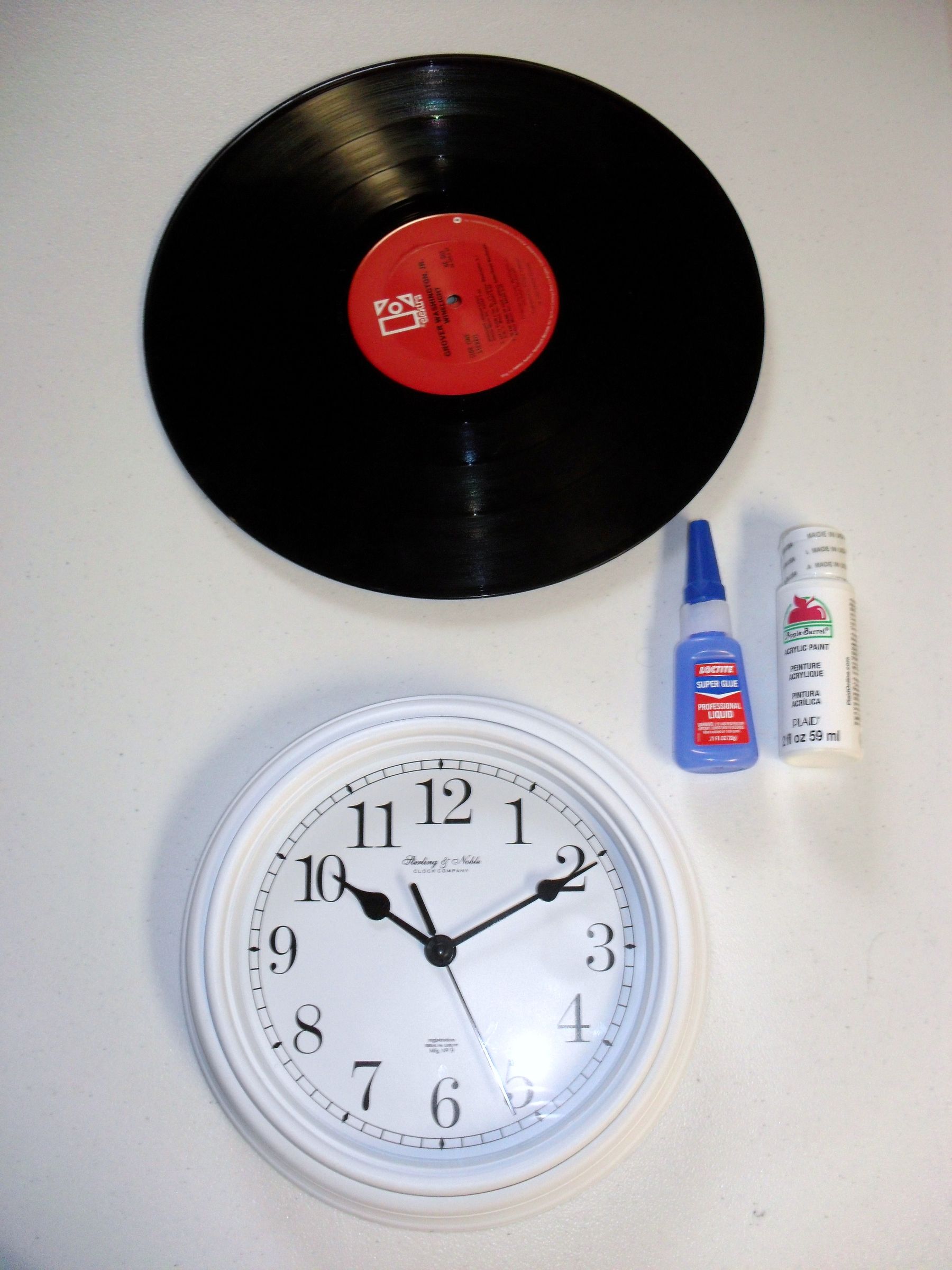 How to Make a Custom Vinyl Record Clock 13 Steps Instructables
