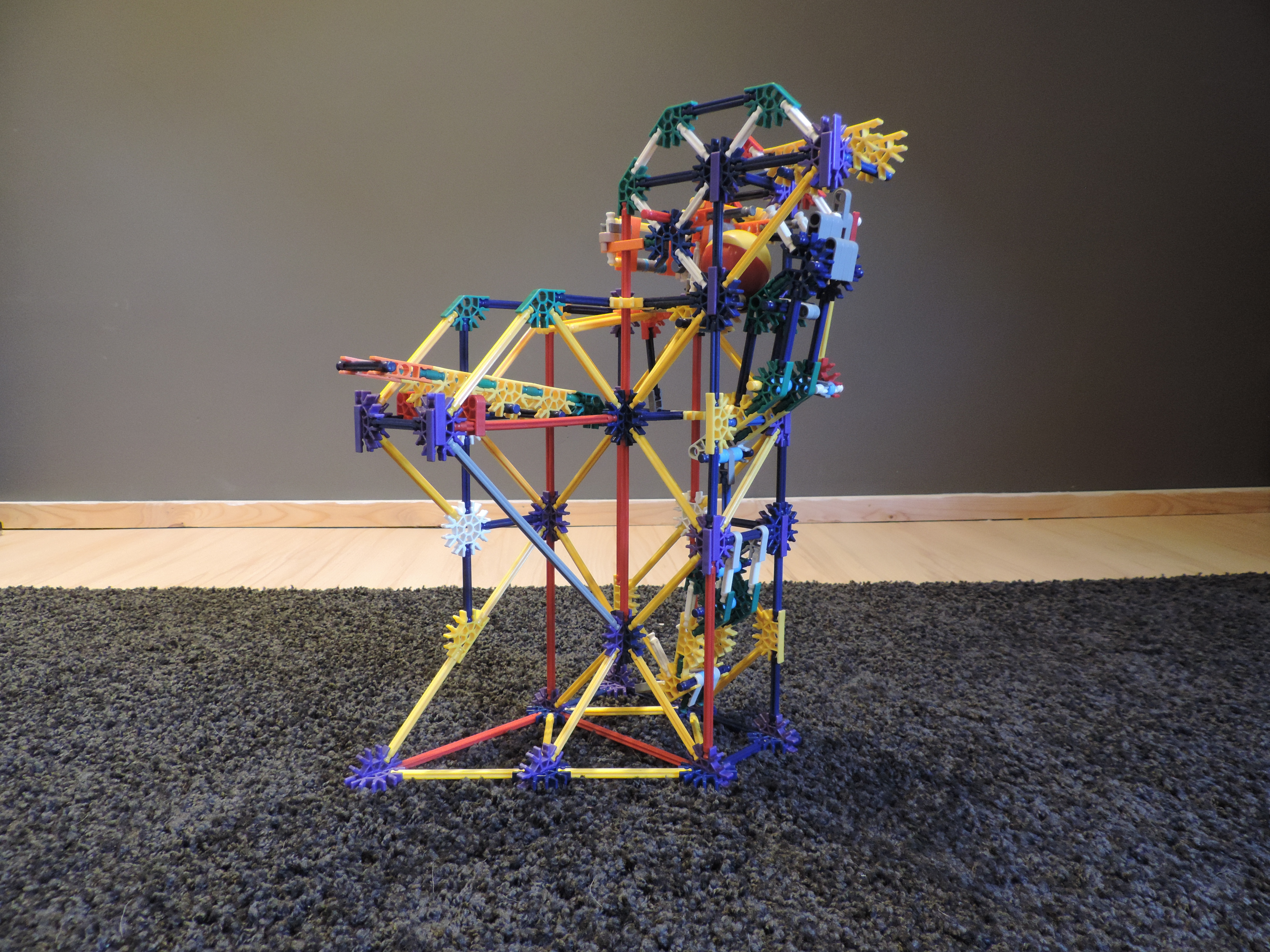 Knex Ball Machine Element the Scale 8 Steps Instructables