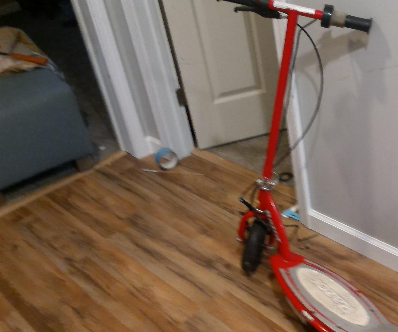 Razor Scooter Powered With Drill Batteries