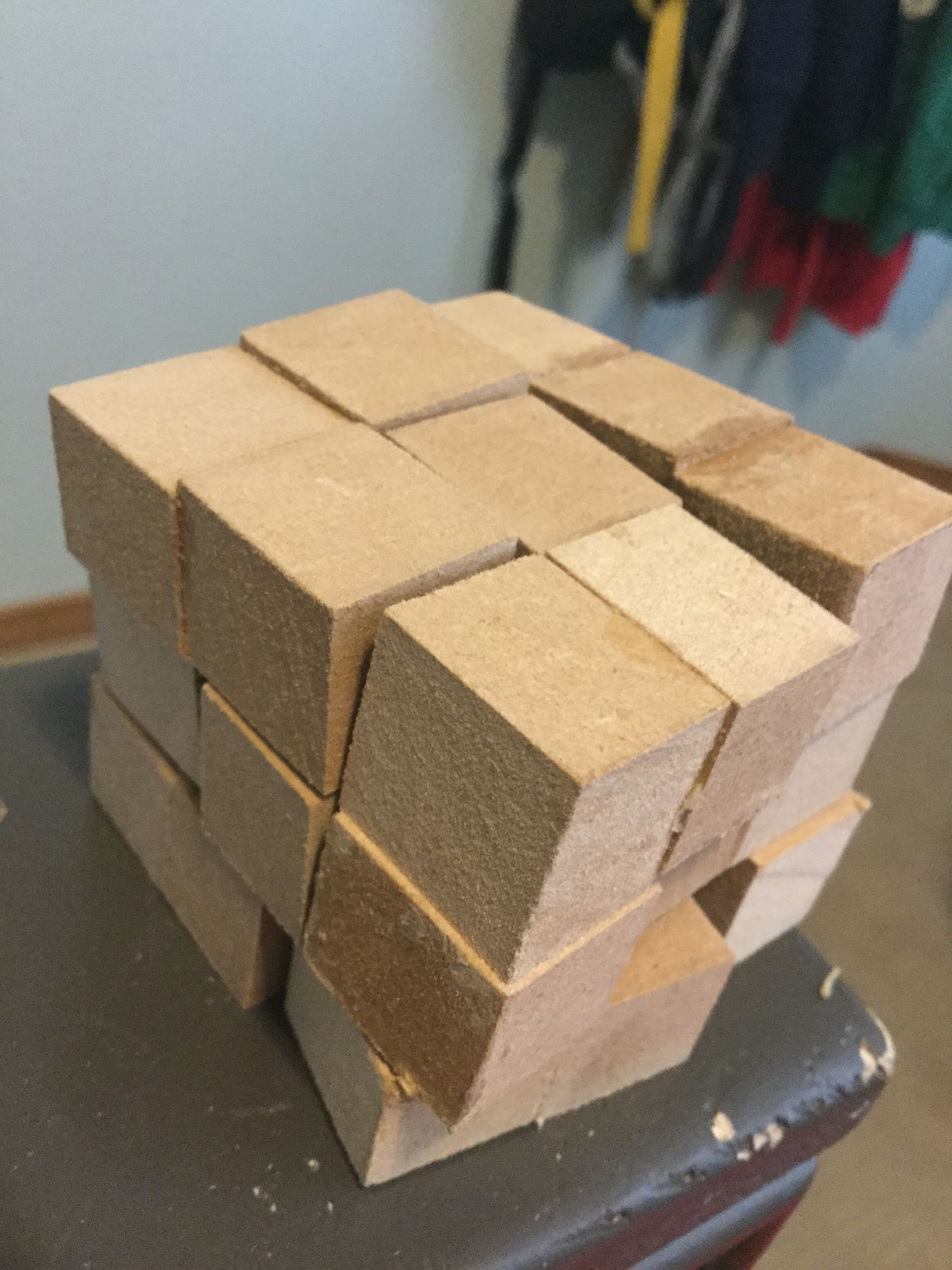 Wooden Soma Cube (a 3D Puzzle)