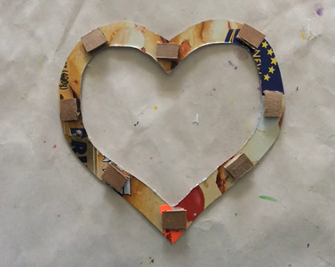 Making Hearts in Cardboard