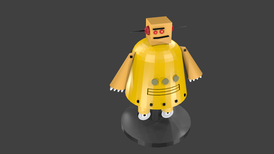 Full Colour Instructables Robot (3D Printed)