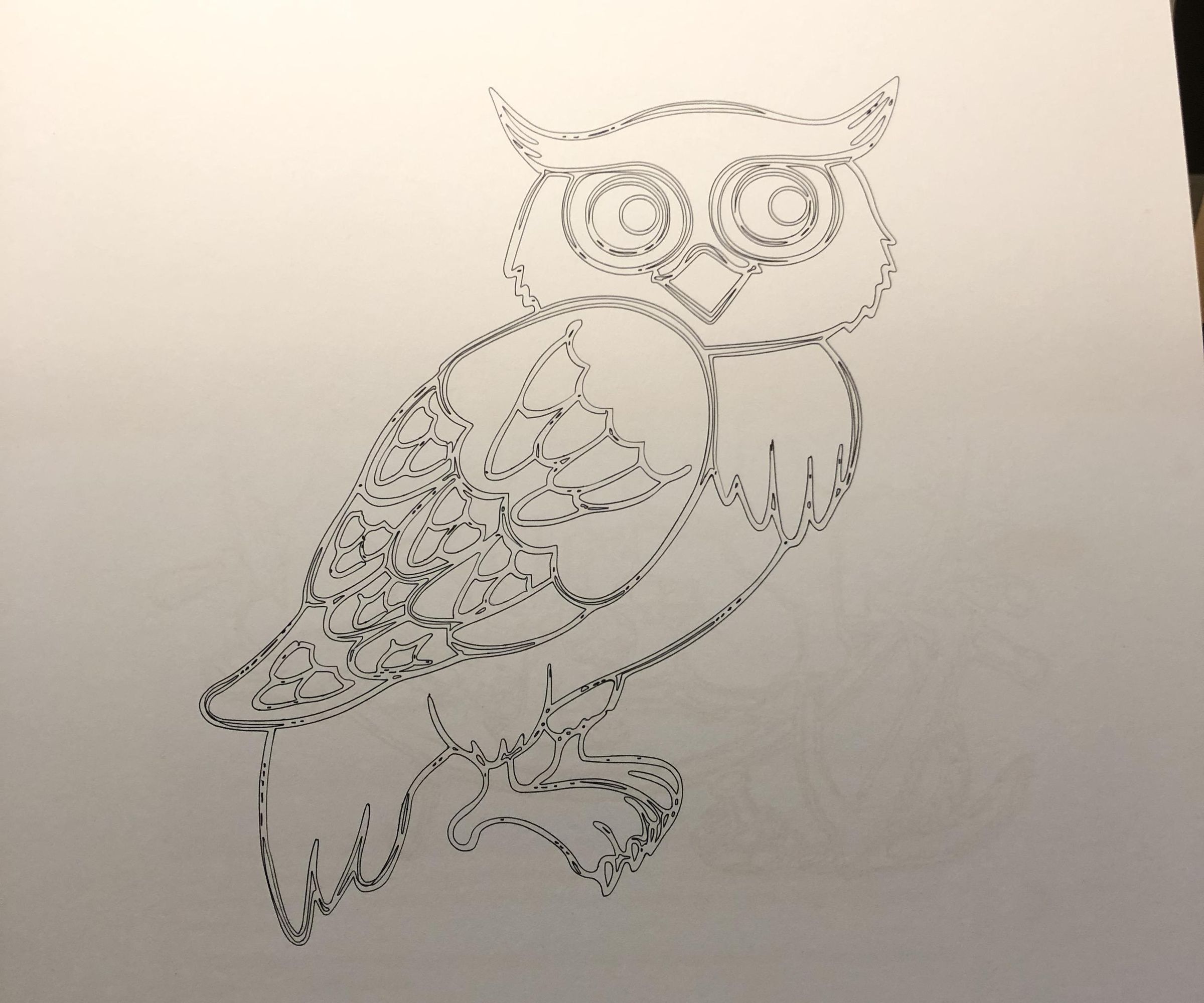 Inkscape Bird Sketch With DIY Drawing Machine