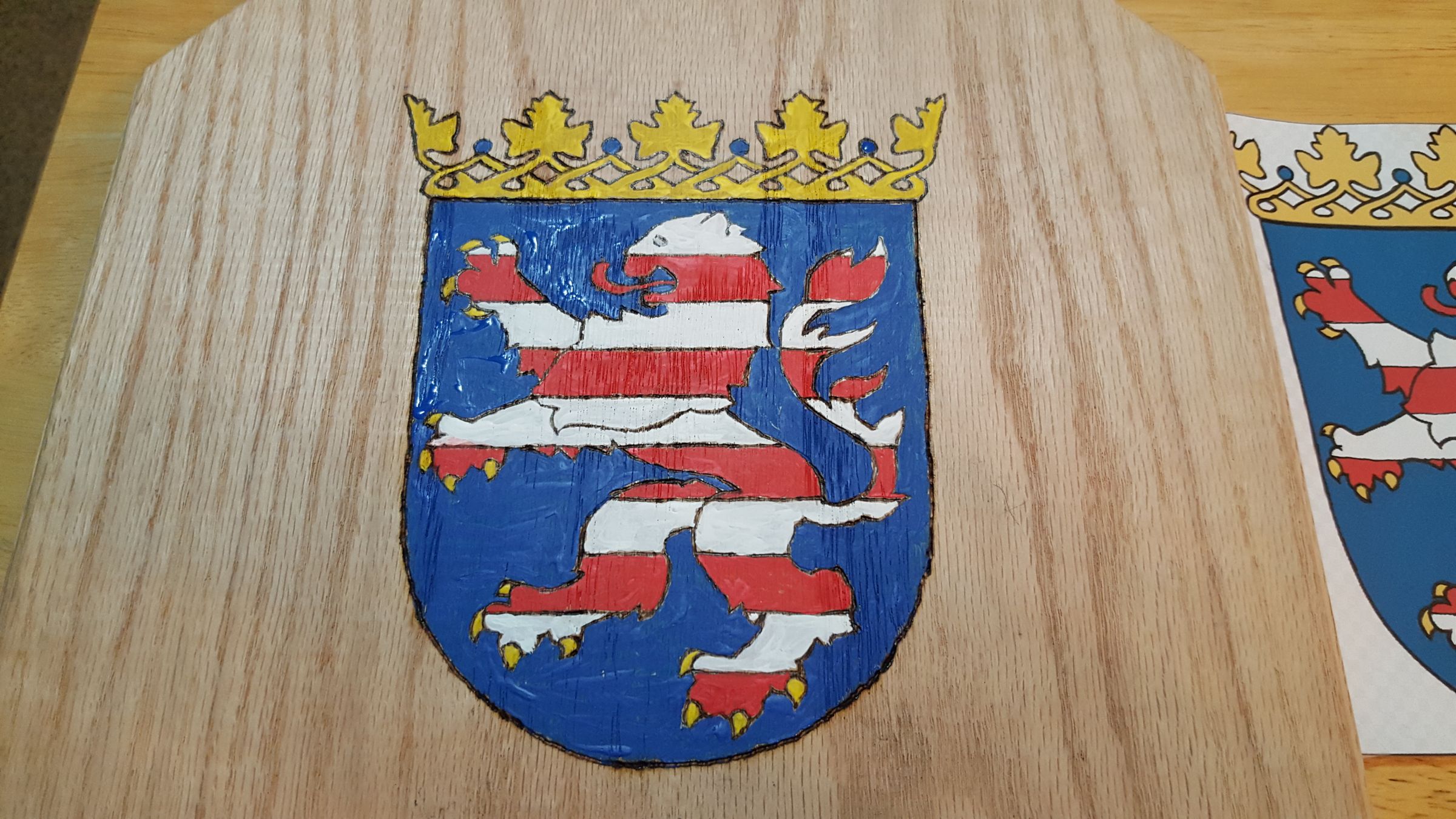 Wood Burned Plaque Art