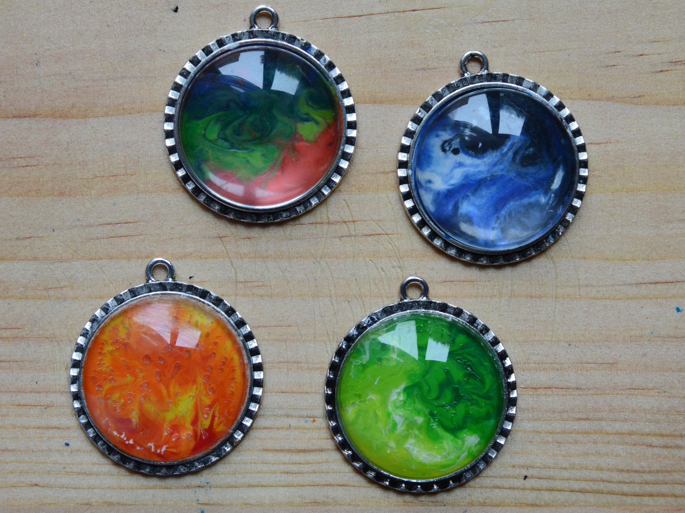 Swirled Melted Crayons Pendants 5 Steps (with Pictures) Instructables