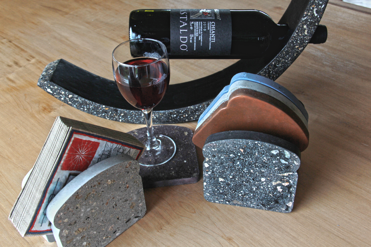 Toasters. Concrete Napkin Holder