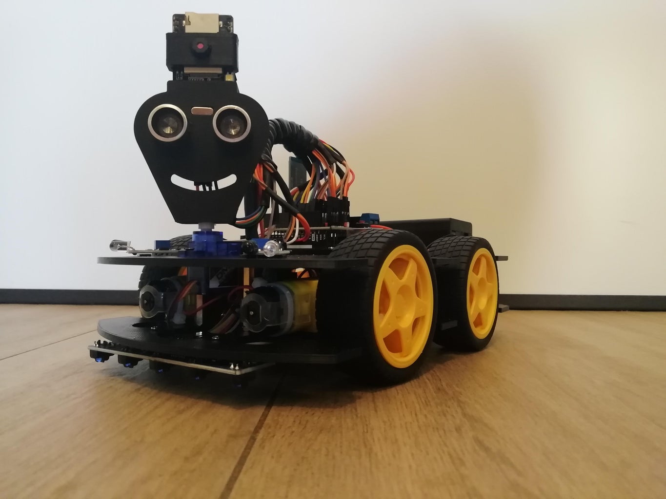 Arduino ESP32 All in One Robot (Obstacle Avoiding, Line Tracking ...