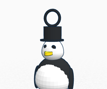 Cool Penguin Ornament