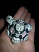Companion Cube Keychain