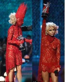 Lady GaGa Red Lace Costume : 8 Steps (with Pictures) - Instructables