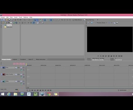 Sony Movie Studio Platinum 12.0!! Part 1