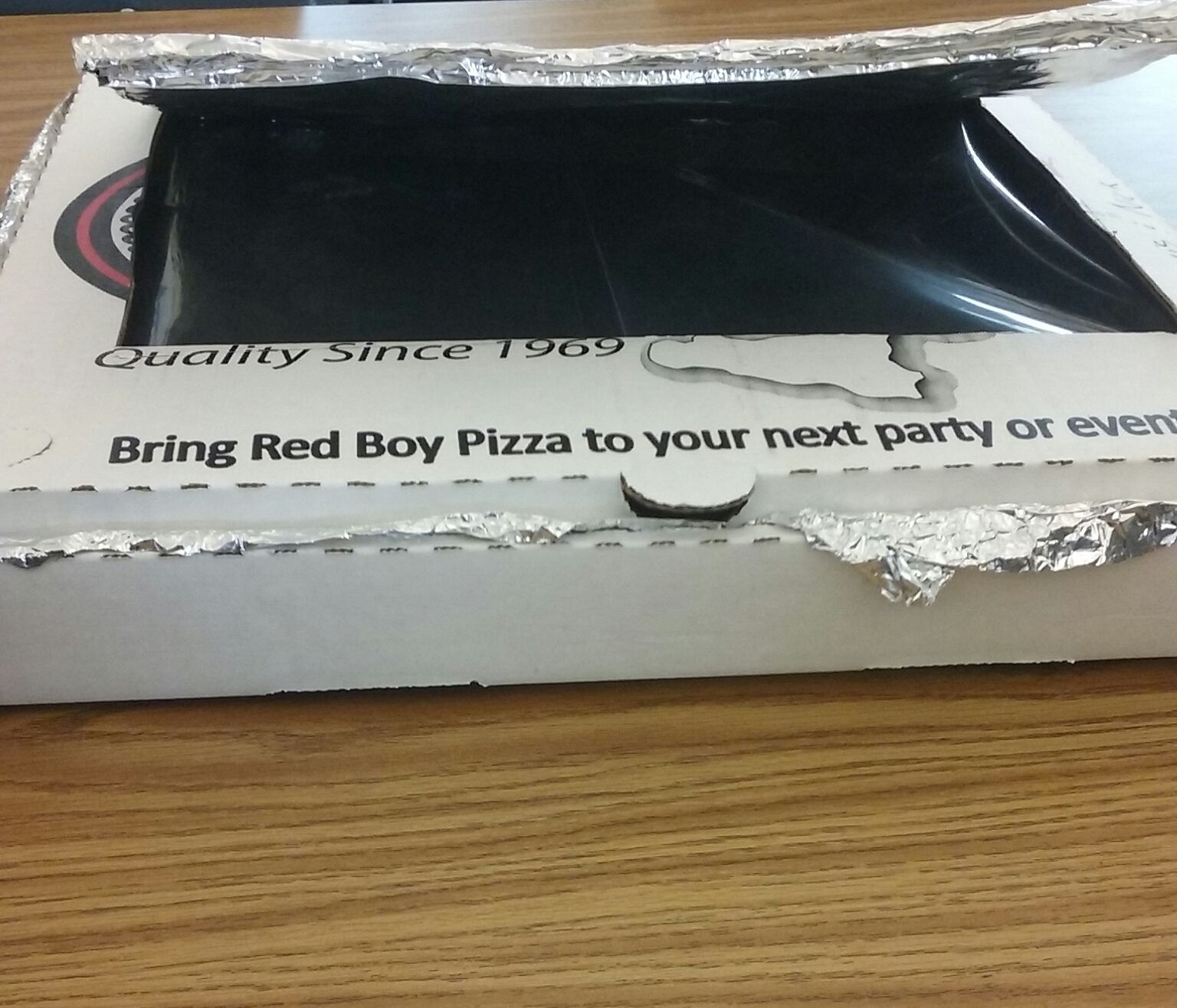 Pizza Box Solar Oven 7 Steps Instructables