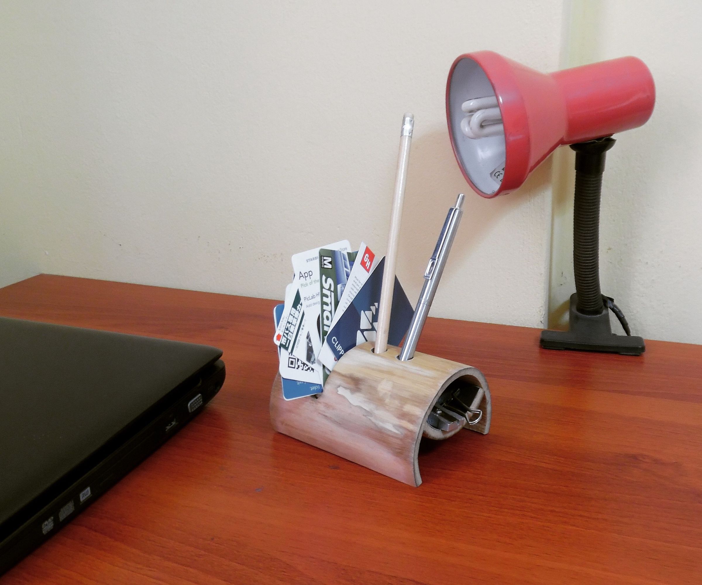 Bamboo Desk Organizer
