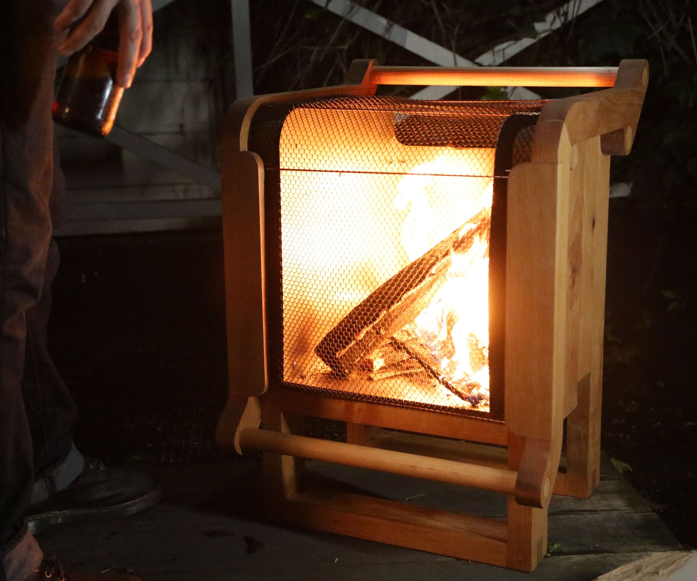 Wooden Fire Pit