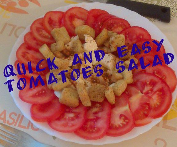 Quick and Easy Tomatoes Salad
