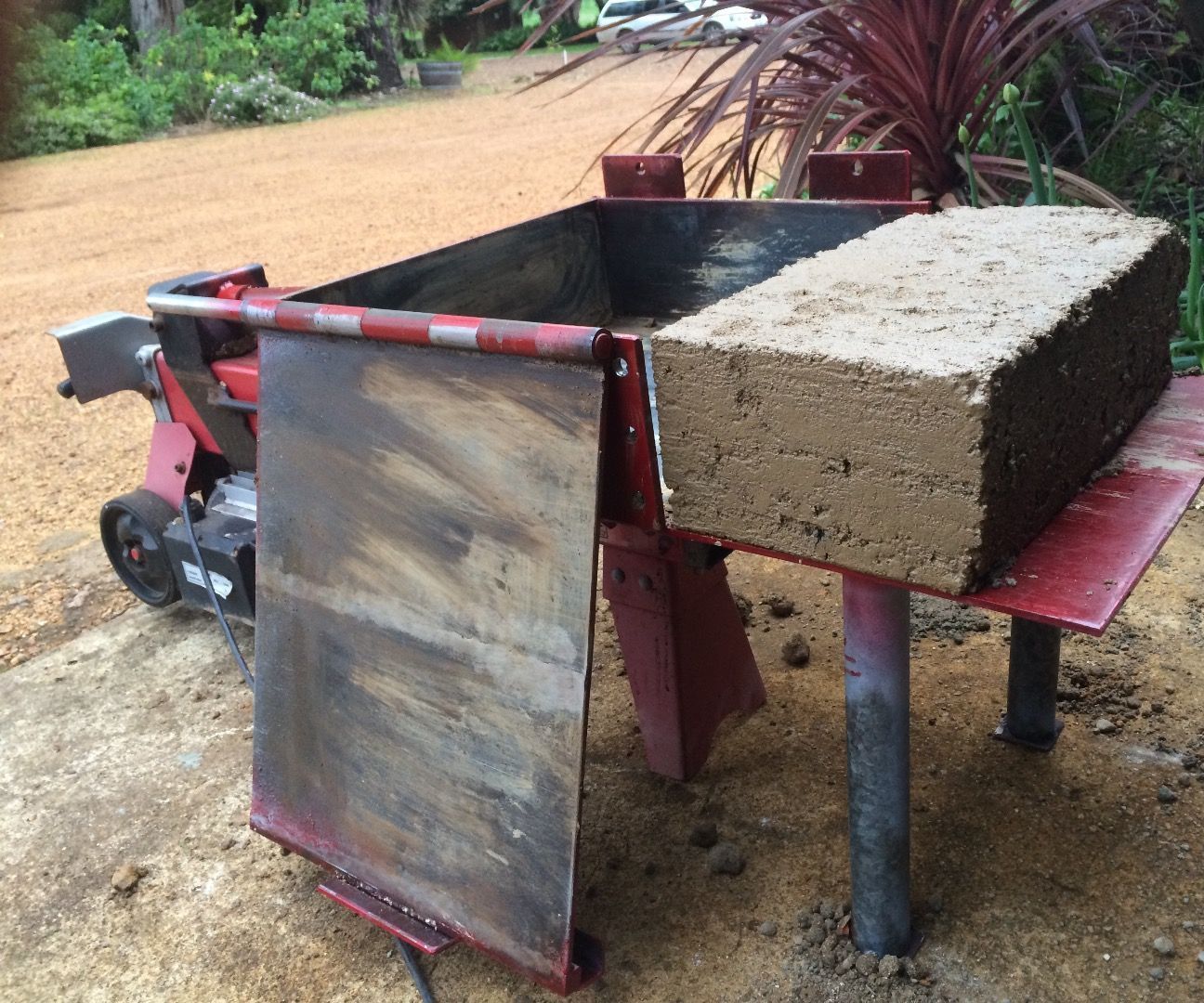 Brick Press from a Block Splitter