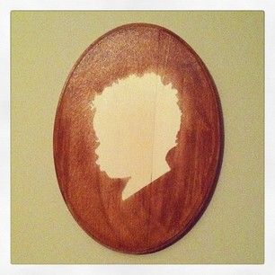 Custom Wood Stained Stencil Keepsake