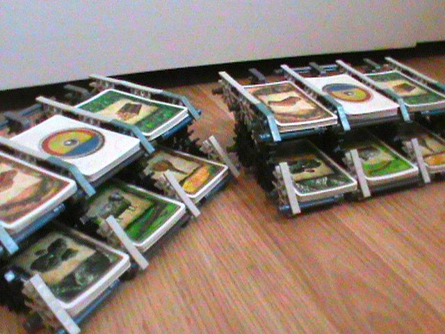 Knex Playing Card Holders for Settlers of Catan