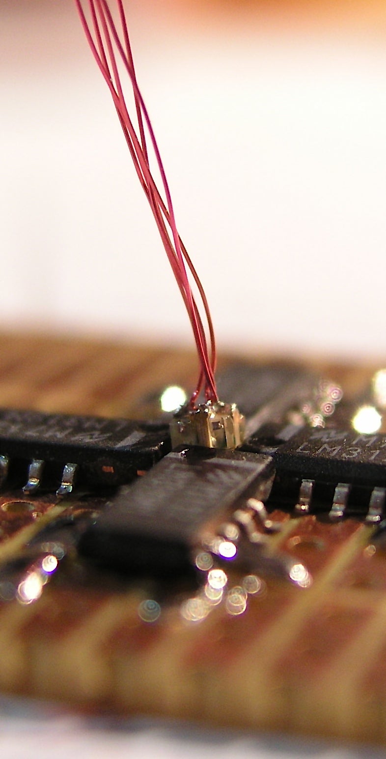 Solder the 4 Cathodes