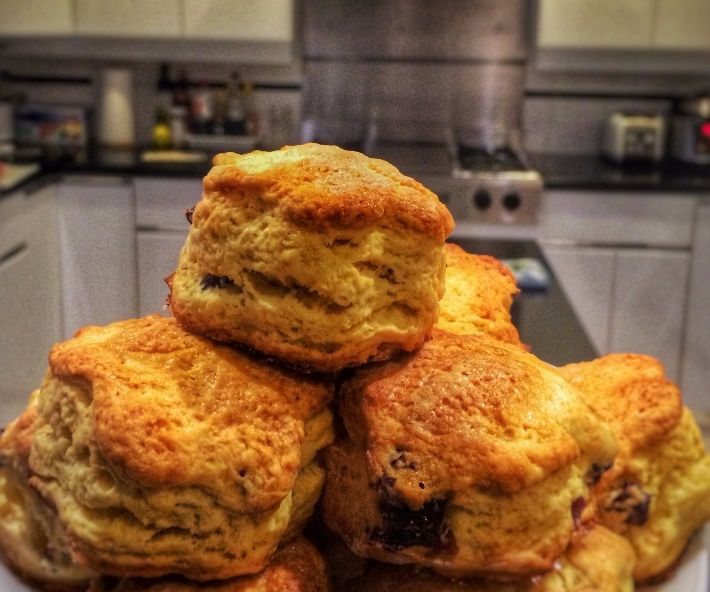 Cranberry Cream Scone