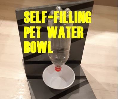 SIMPLE SELF FILLING PET WATER BOWL!