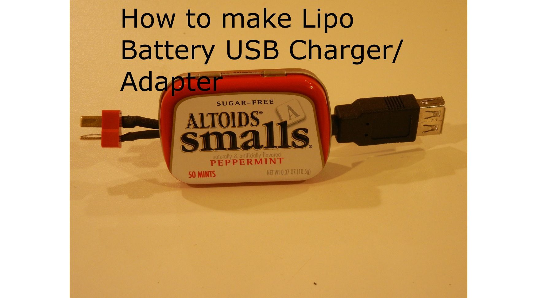 How to Make Lipo Battery USB Charger/Adapter for Phone, IPod, MP3, Etc.