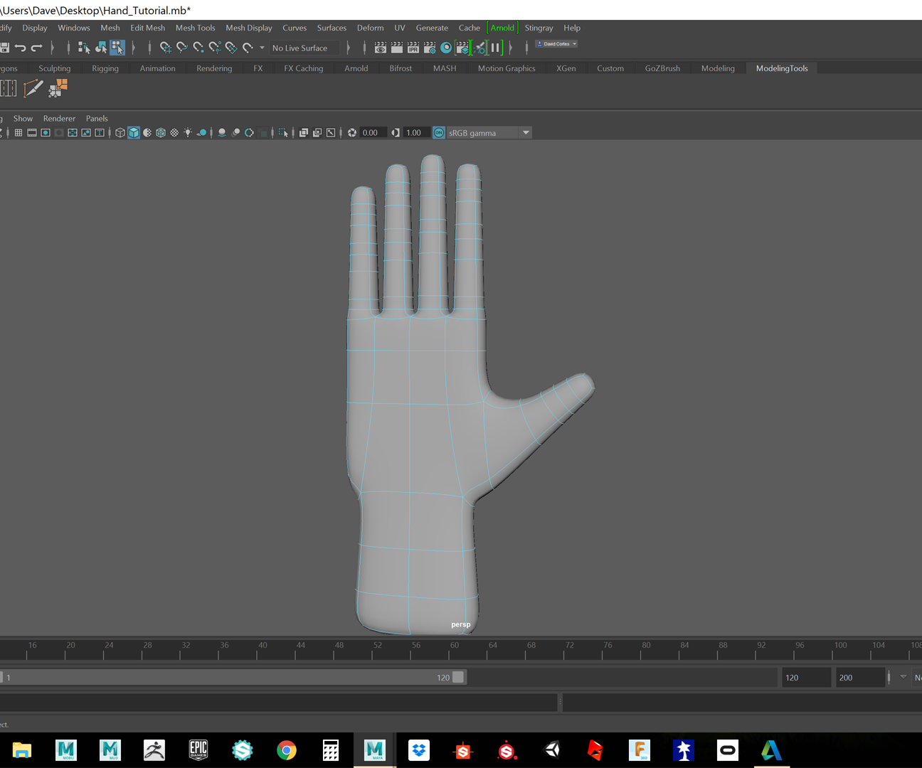 Modeling Hands in Maya and Mudbox (Part 1)