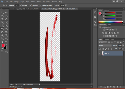 Creating Bleeding Teeths (Optional, Useful While Creating High Quality Images)