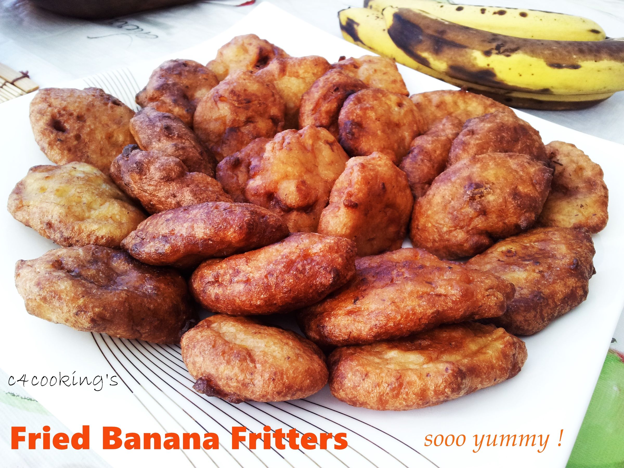 Fried Banana Fritters Tasty Evening Snack ! 6 Steps (with Pictures