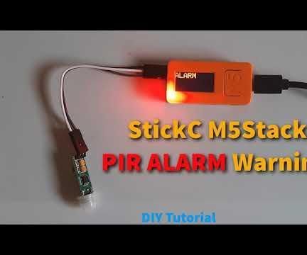 M5StickC-ESP32 Mini PIR Alarm System