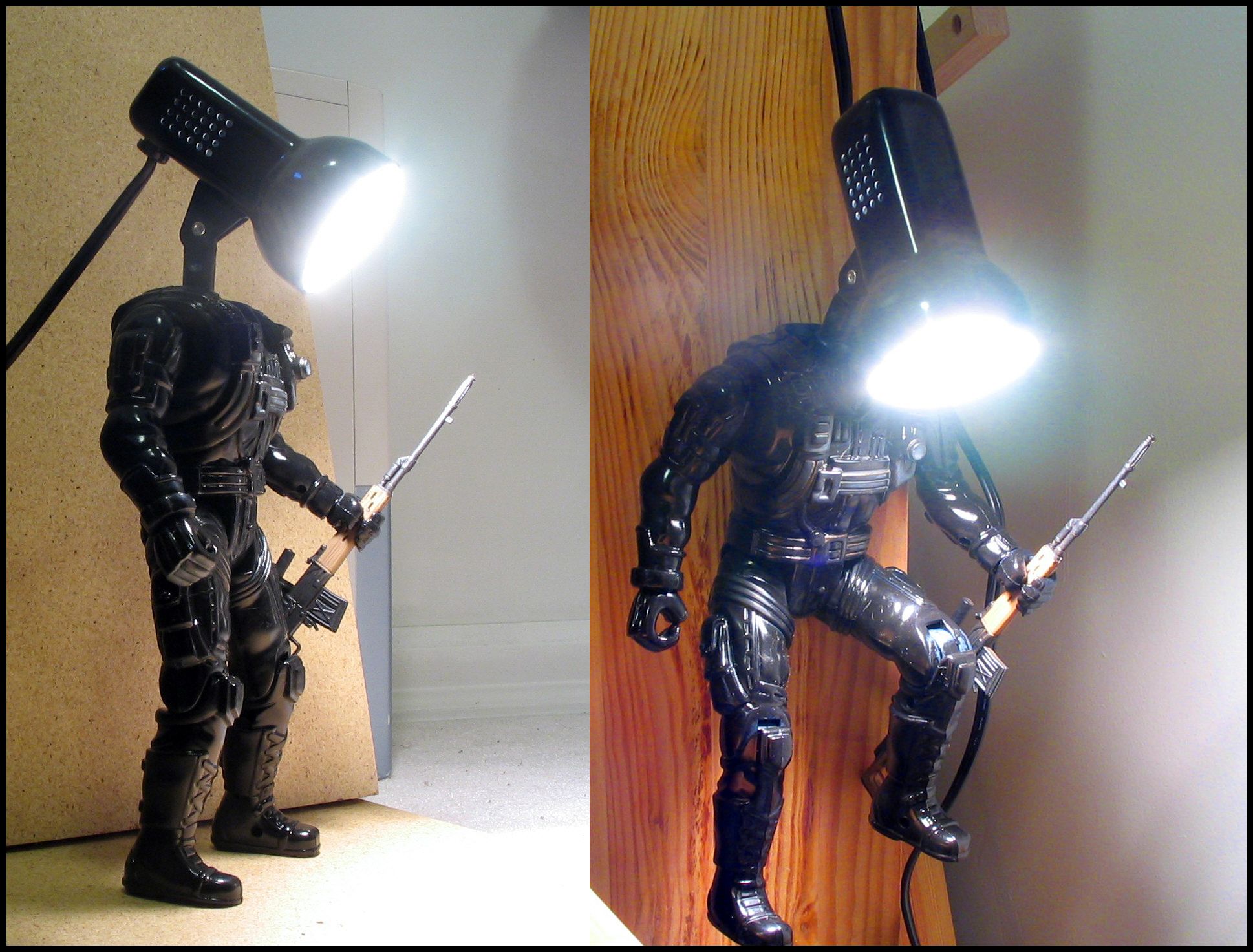 Build an Action Figure Lamp